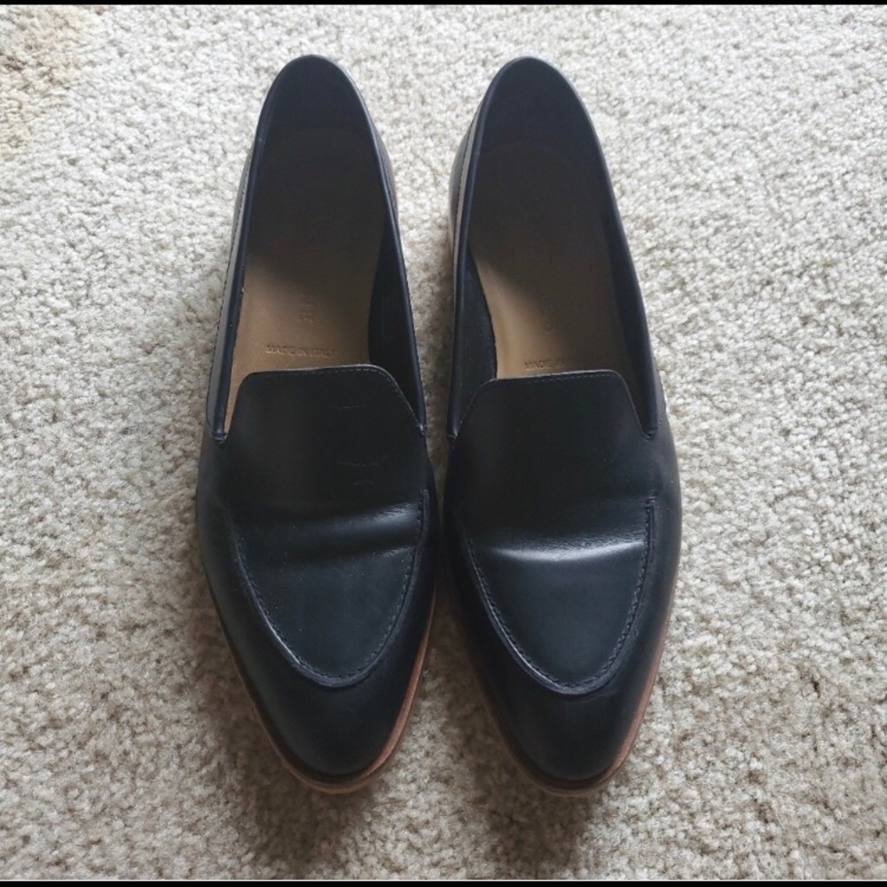 Black Everlane loafers
